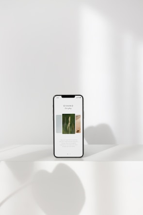 A minimalist landing page with a clean layout.