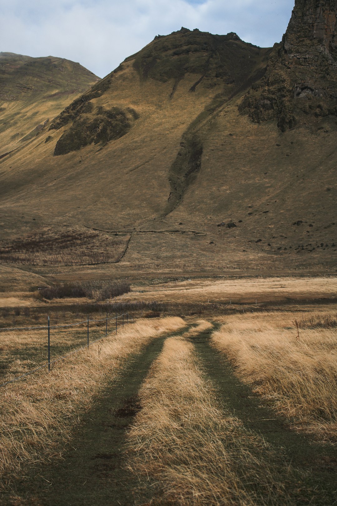 brown grass field near brown mountain during daytime