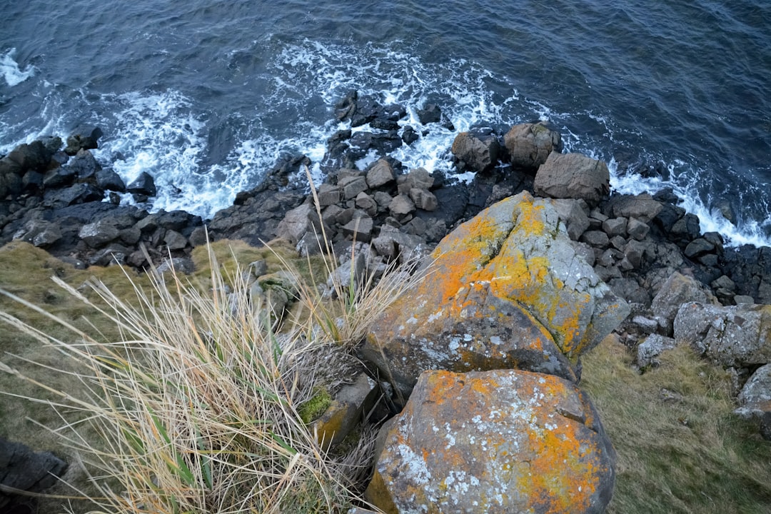 gray rocky shore with blue sea water during daytime