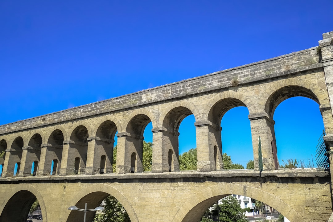 white concrete bridge under blue sky during daytime