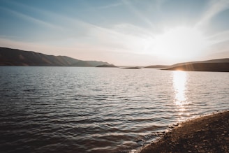 A sunset view over the tranquil waters.
