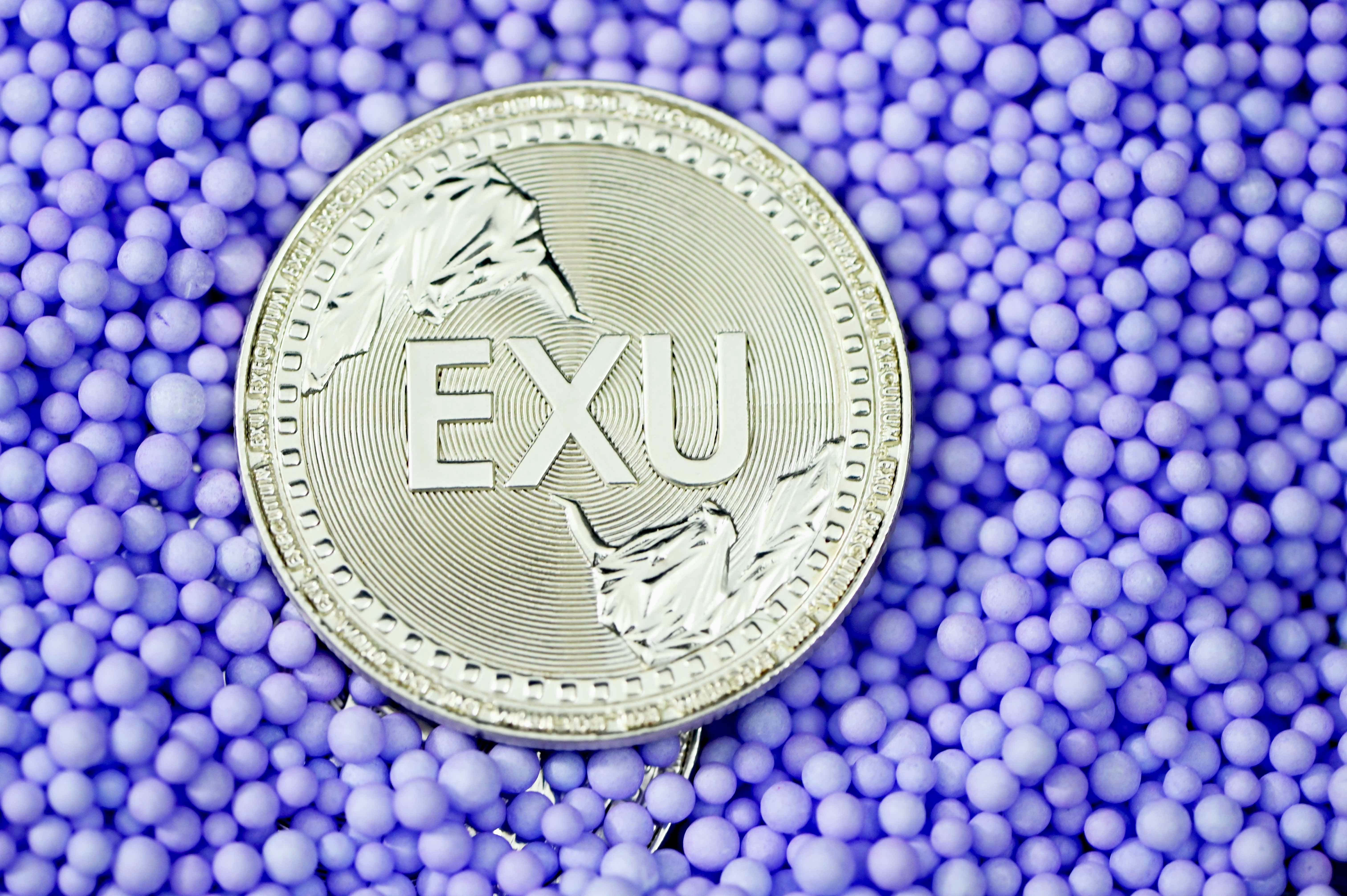 silver and gold heart print round coin