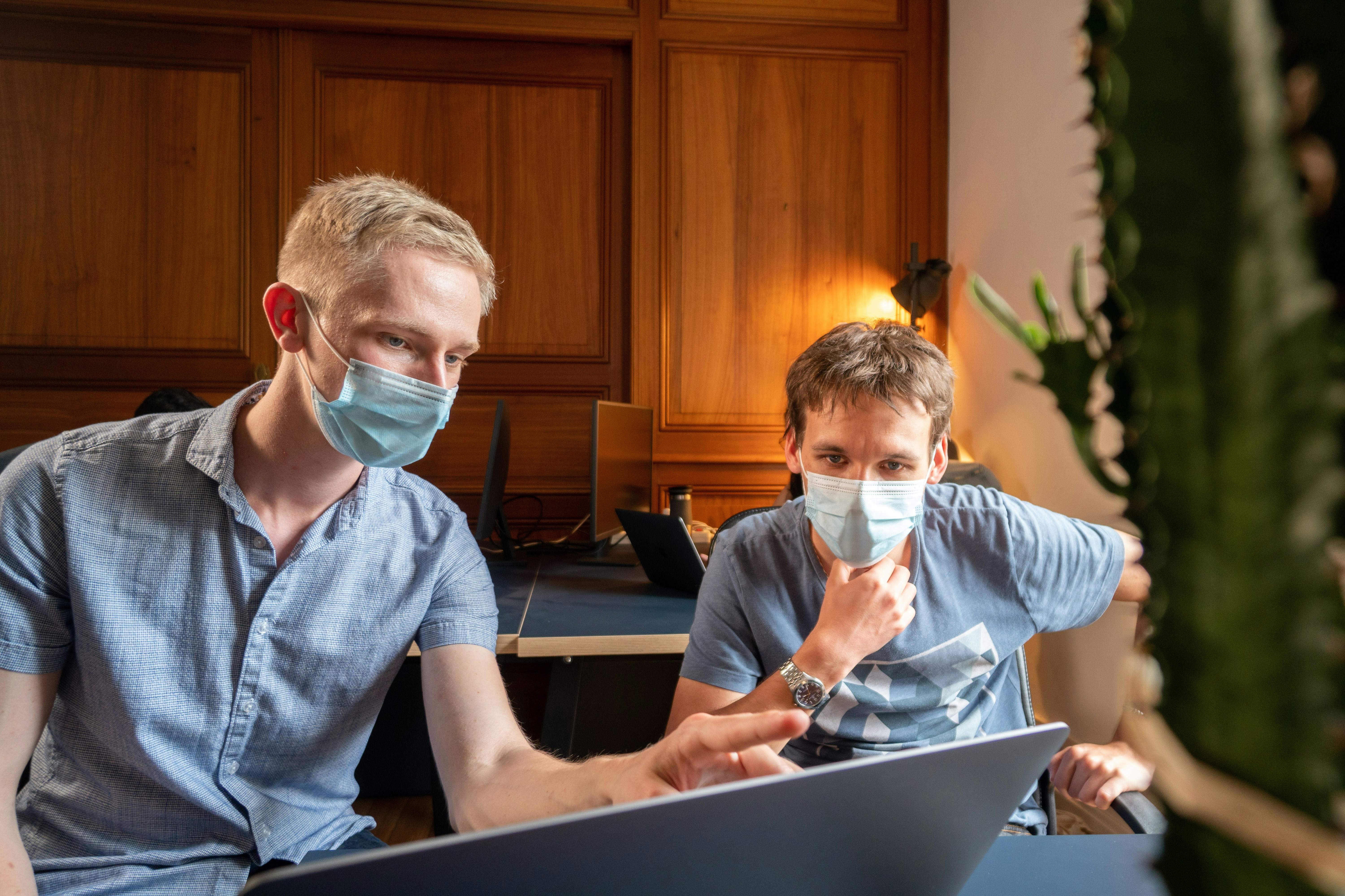 Web development meeting