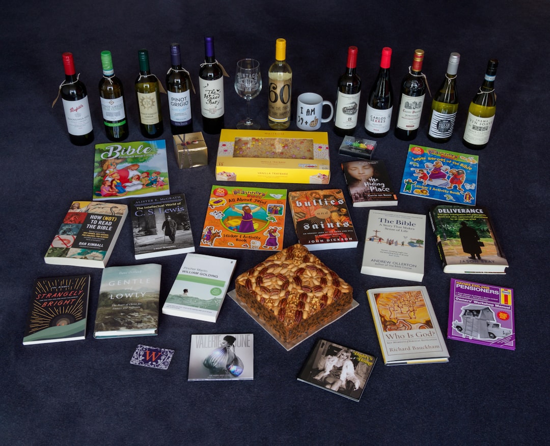 assorted food on table with bottles