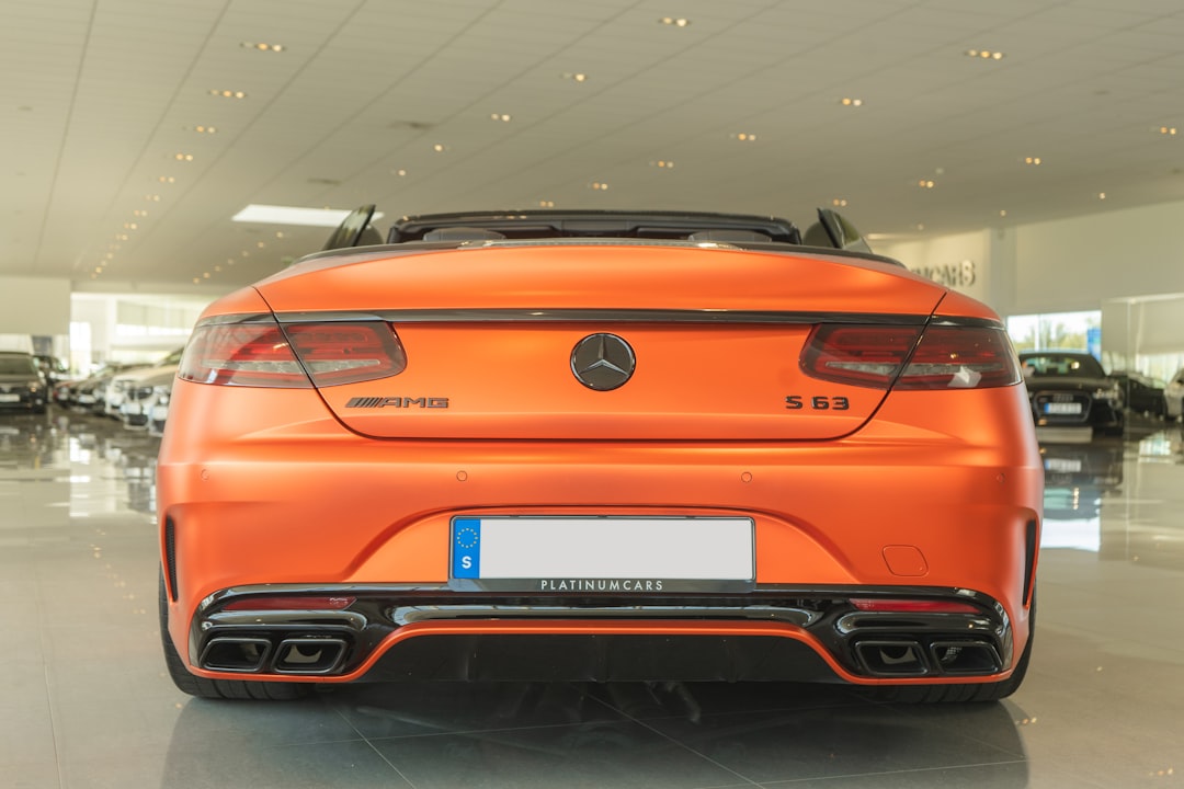 orange bmw m 3 coupe