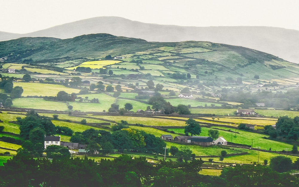 green mountains under white sky during daytime