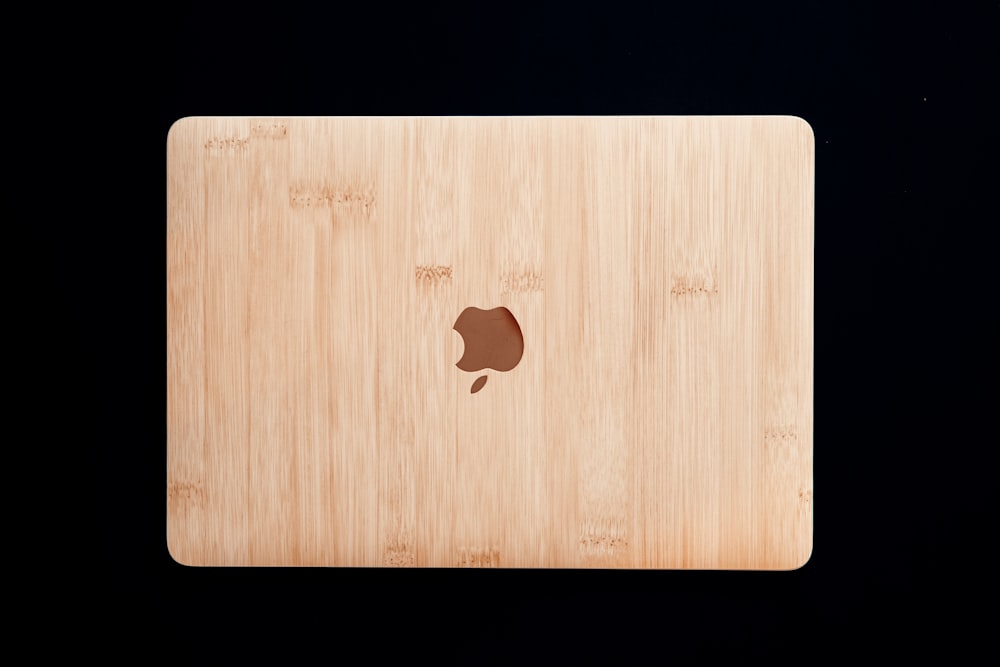 brown wooden apple logo illustration