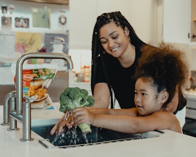 Learn to wash vegetables and fruits