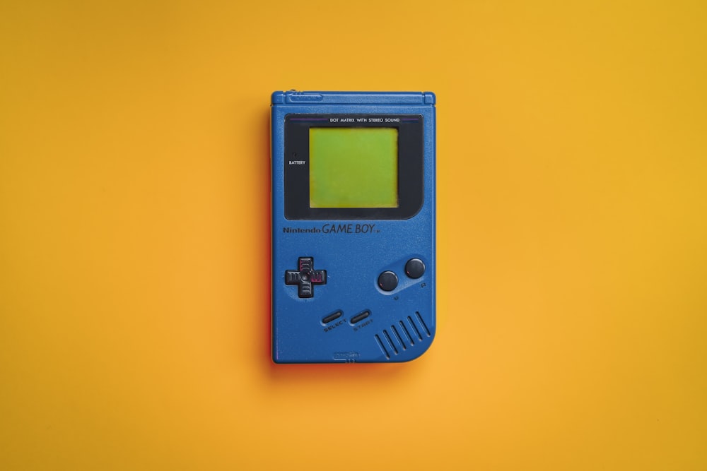 azul nintendo game boy cor