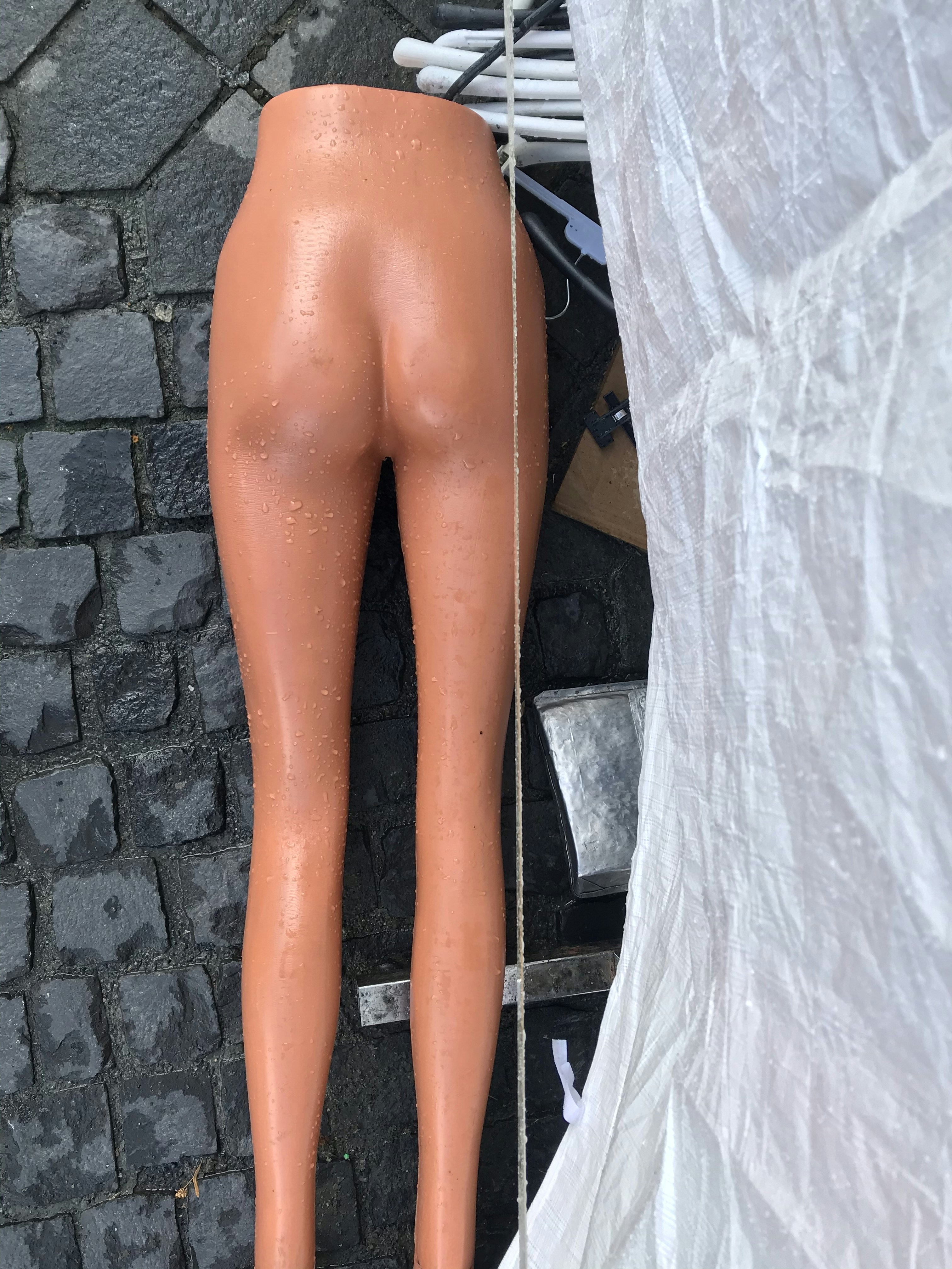 Silhouette artistique sur fond sombre