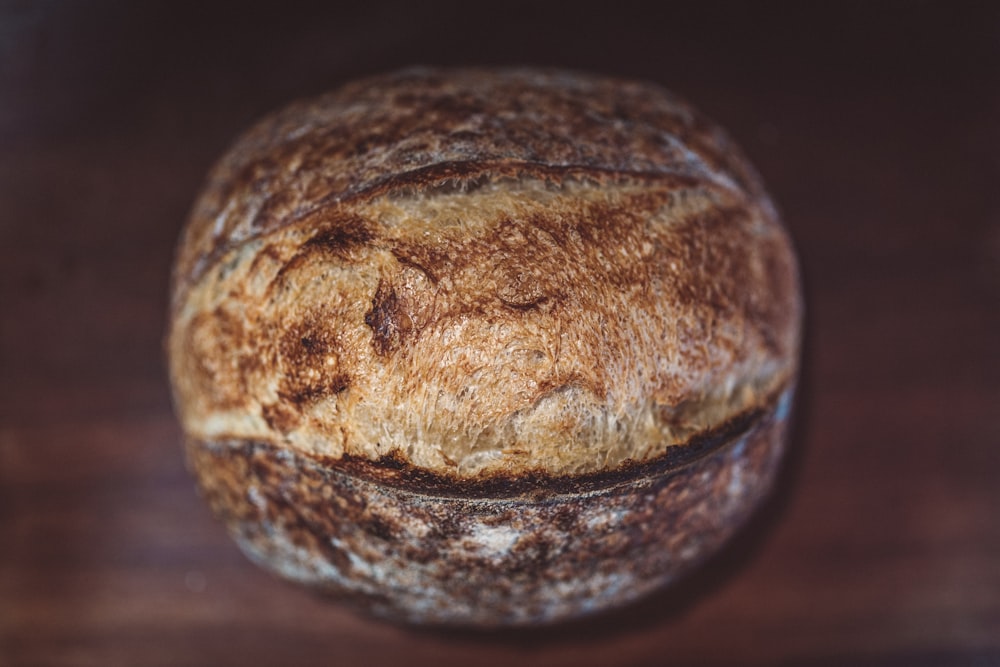 brown bread on brown wooden table