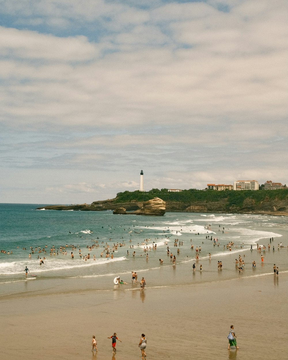 people on beach during daytime