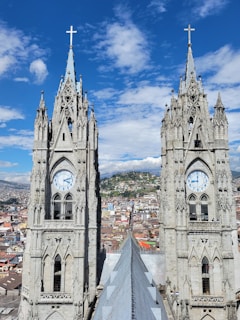 white and gray concrete church