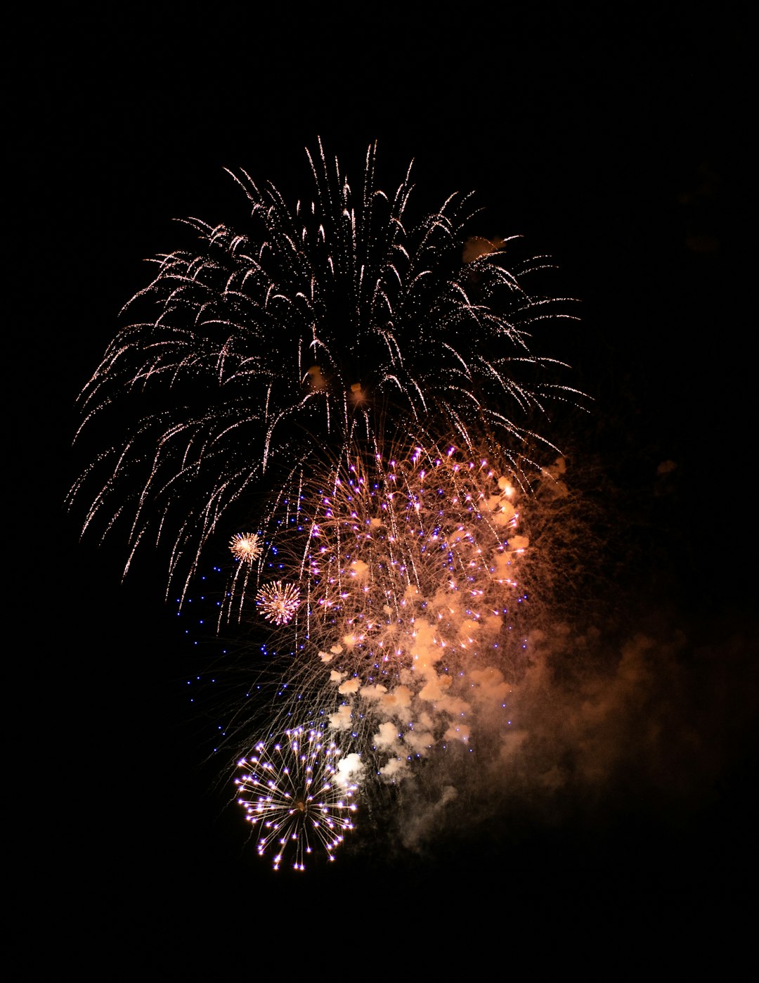 fireworks display during night time
