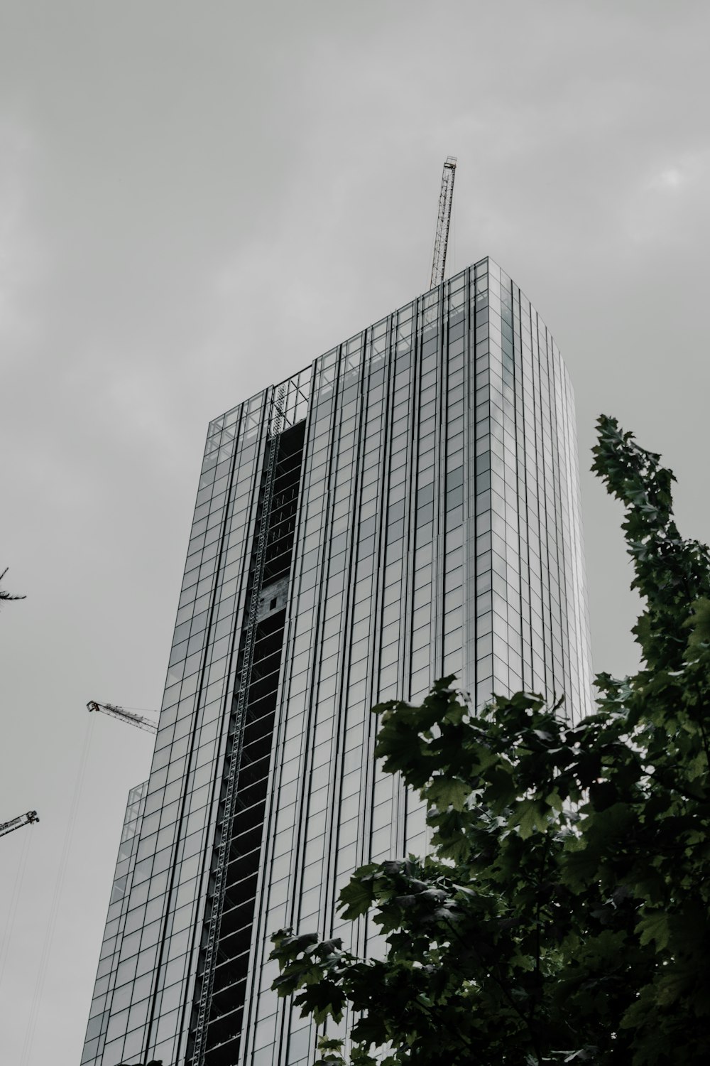 white and black concrete building