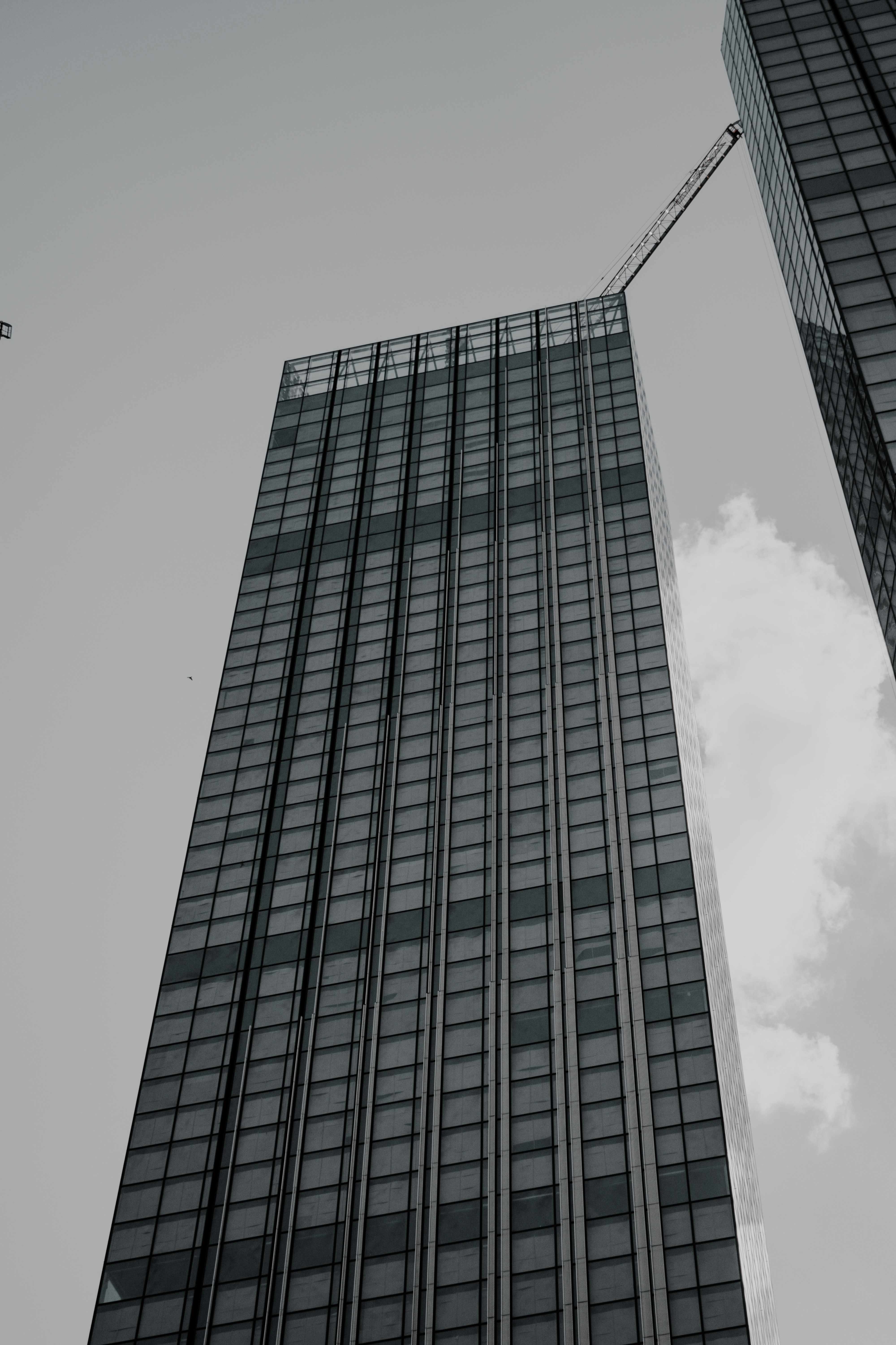 low angle photography of high rise building