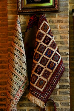 white and brown throw pillows