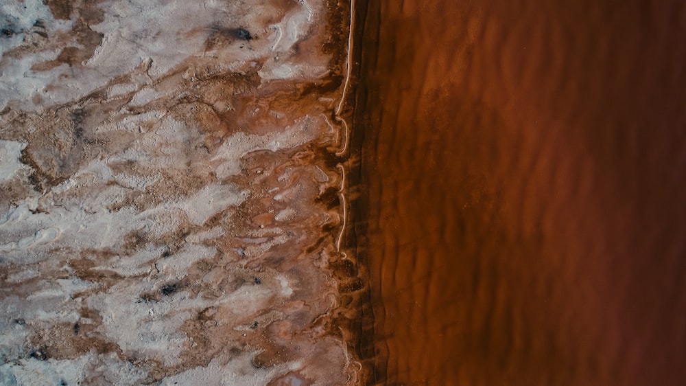 brown and white wooden surface