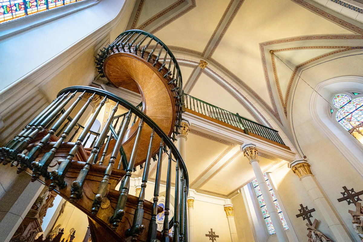 Carpentry — wooden staircase