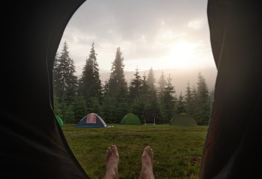 Camping in nature