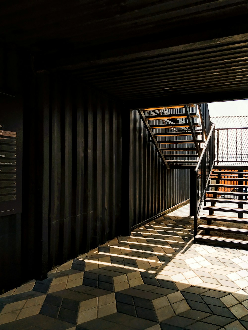 brown wooden wall during daytime