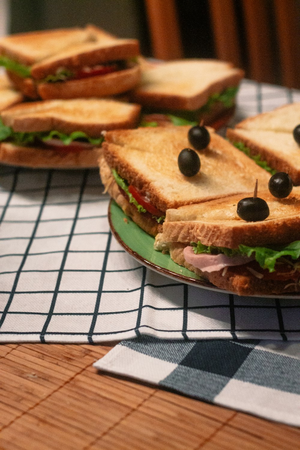 brown bread on brown wooden tray