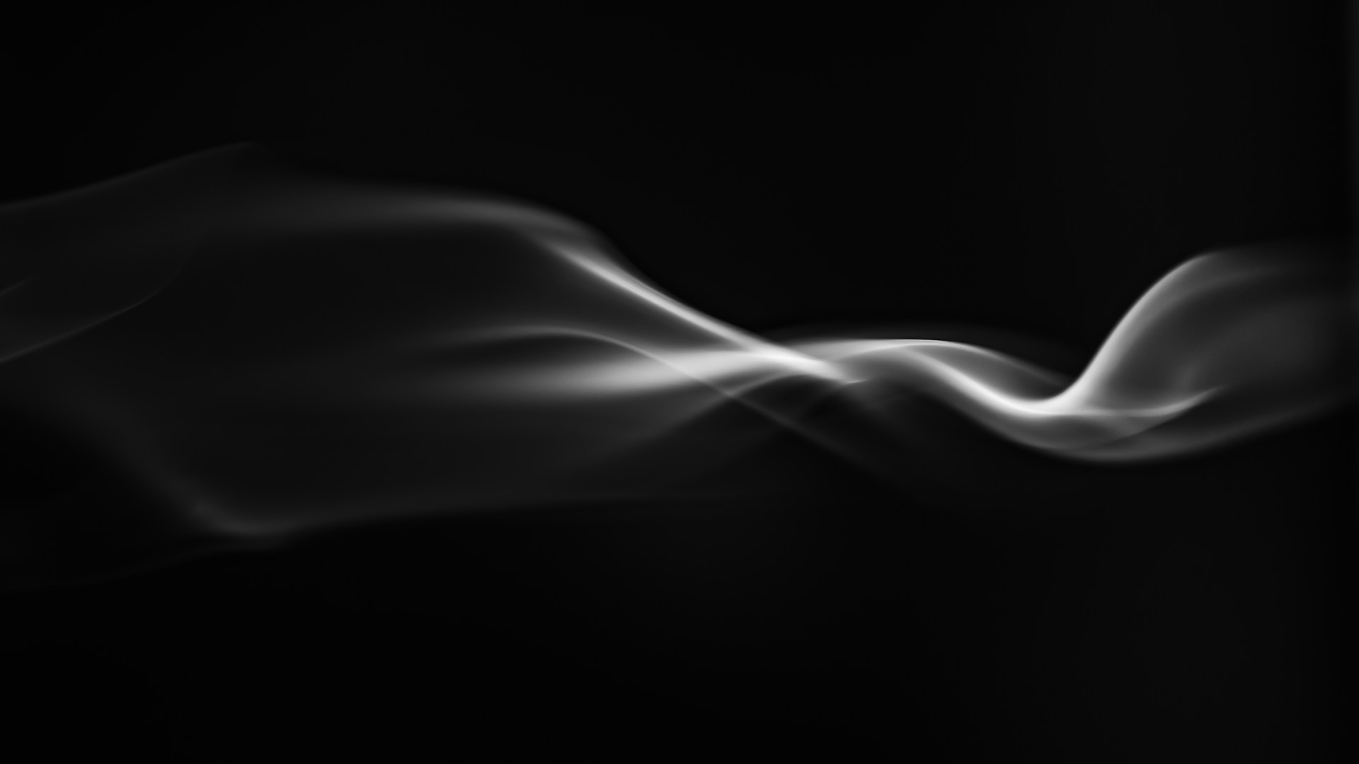 white smoke in black background
