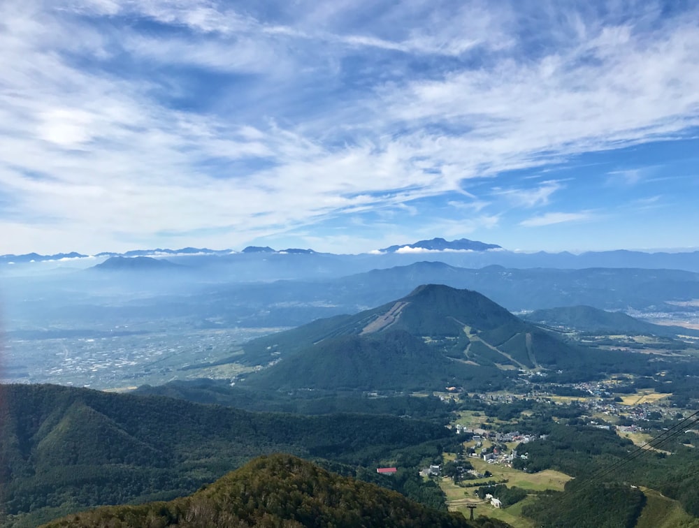 green mountains under white clouds and blue sky during daytime