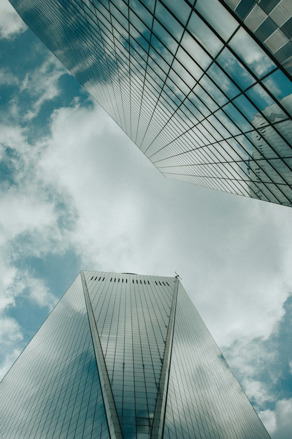 low angle photography of high rise building