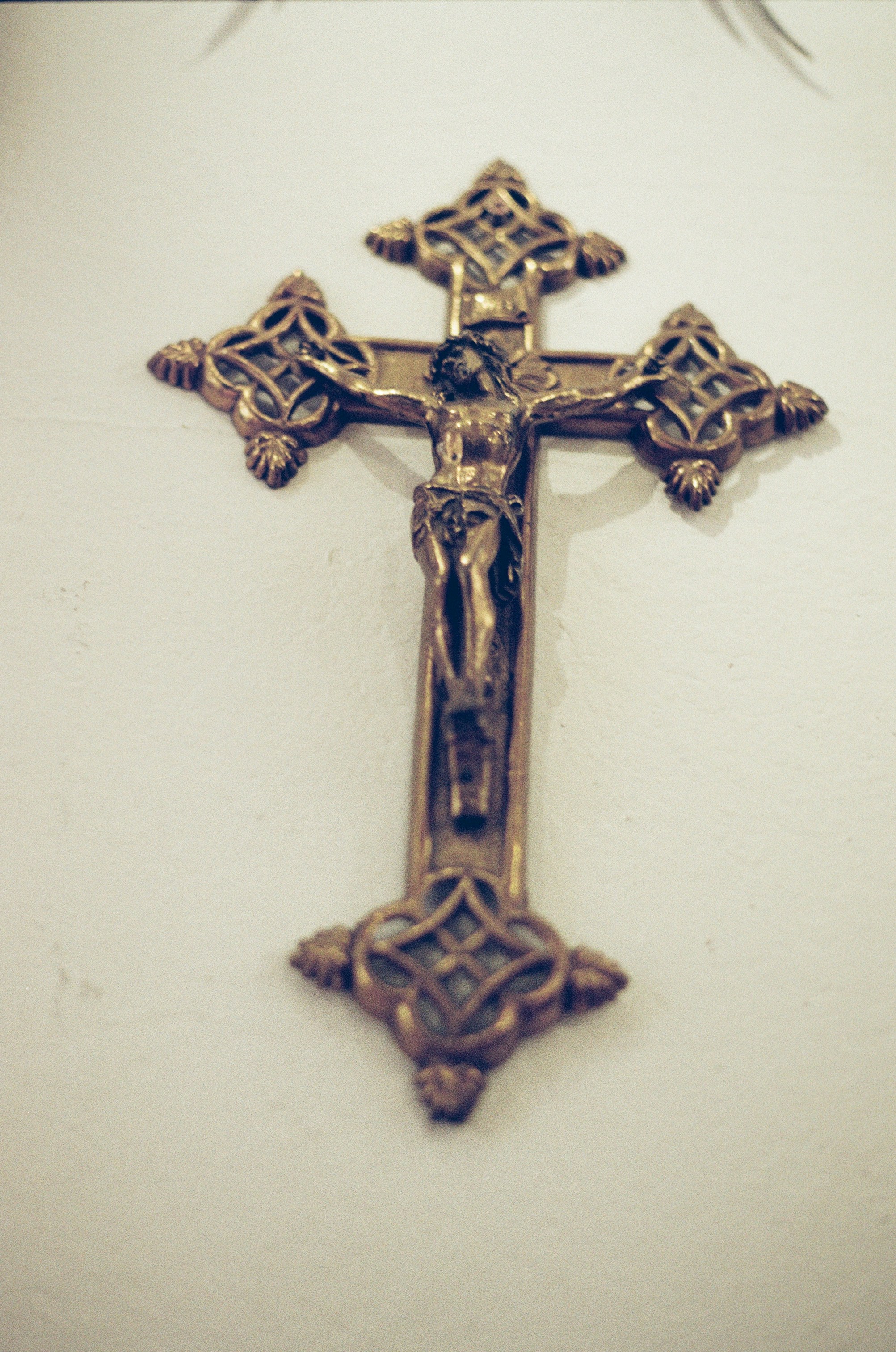 Olive Wood Wall Crucifix