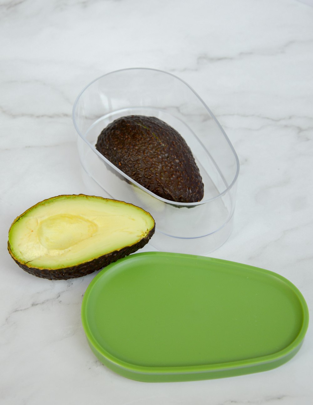 sliced of chocolate cake on clear glass bowl