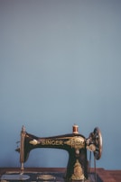 black and gold sewing machine