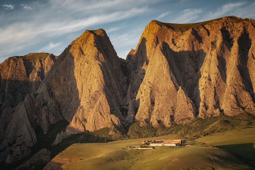 brown mountain under blue sky during daytime