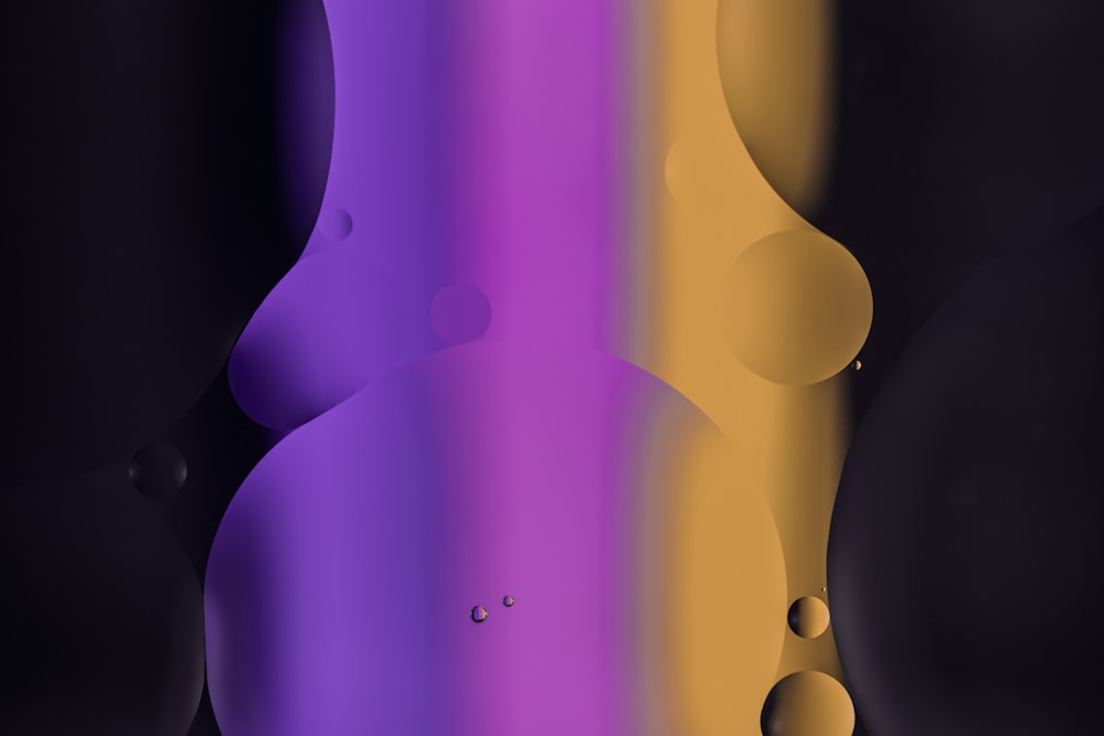 purple and yellow light illustration