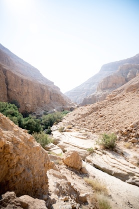 brown rocky mountain under white sky during daytime