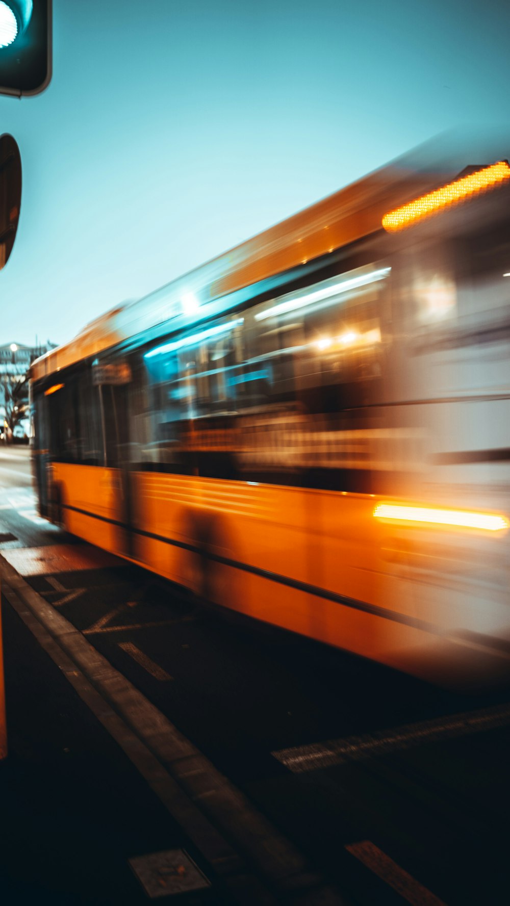 time lapse photography of train during night time