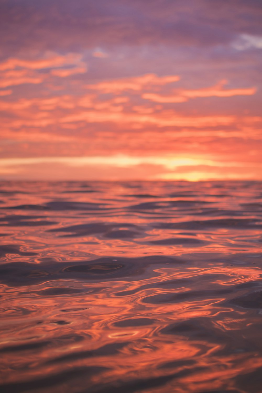 blue and orange sky during sunset