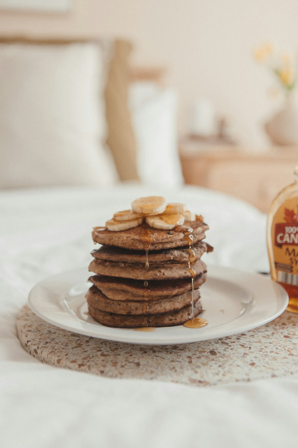 brown cookies on white ceramic plate