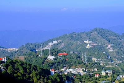 A panoramic view of Balkh province with wireless signal icons connecting various locations.