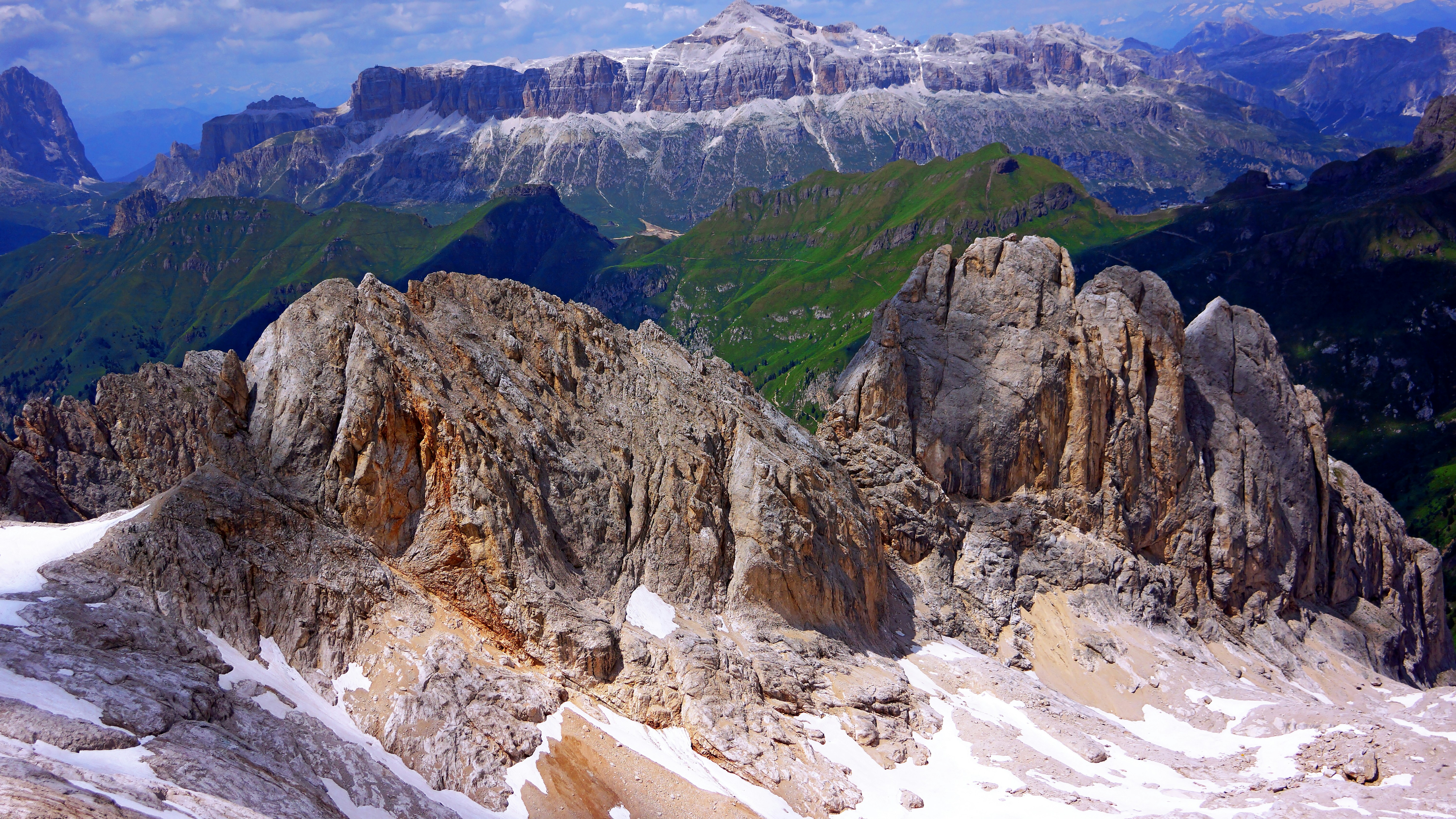 brown rocky mountain under white sky during daytime