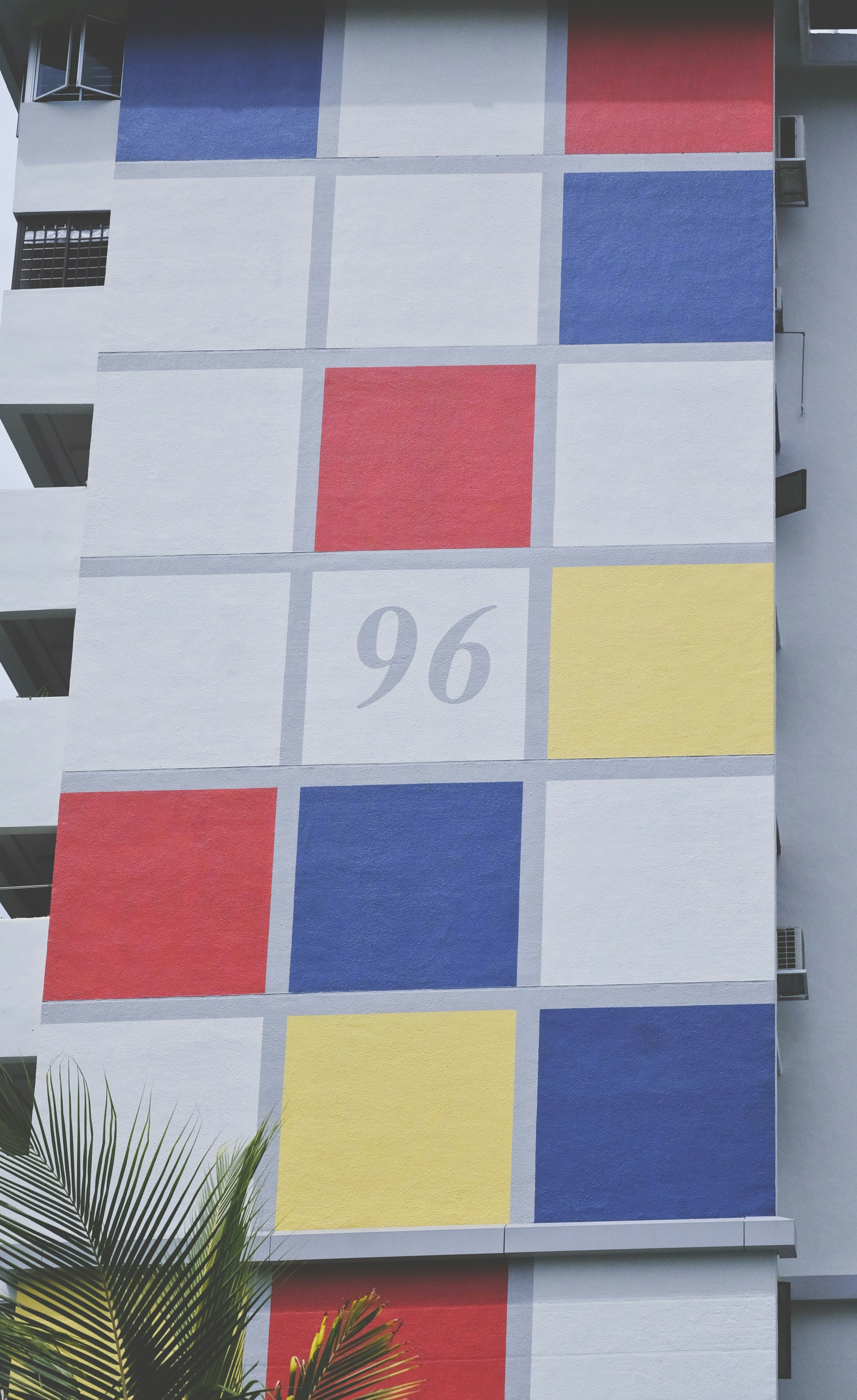 red white and blue checkered textile