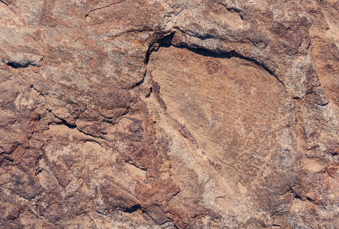 brown and black rock formation