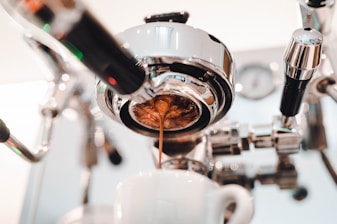 coffee in clear glass mug