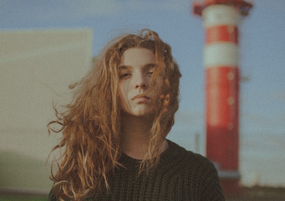 woman in black turtleneck shirt