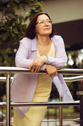 mature woman ready to create wellbeing