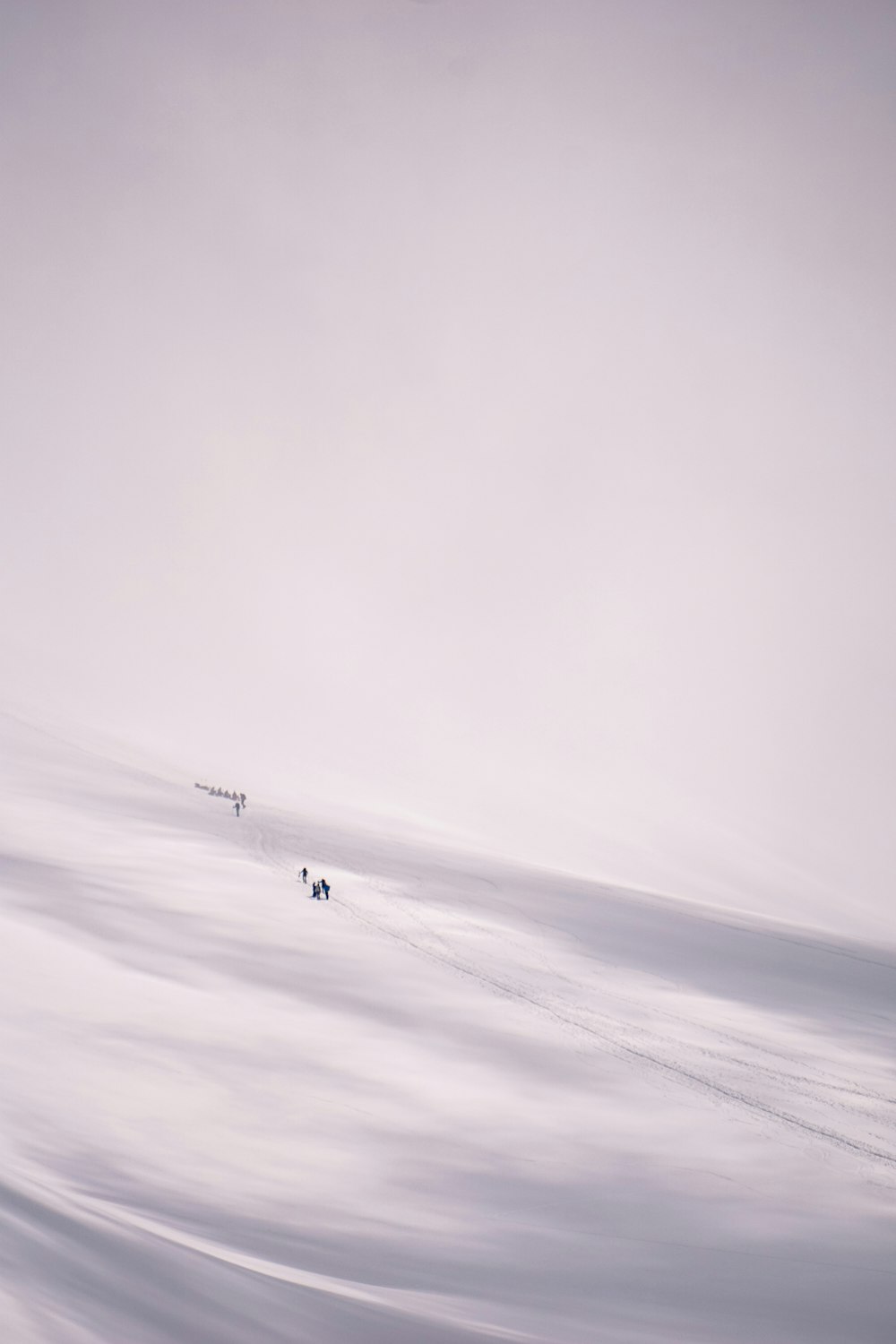 Persona con chaqueta negra caminando en un campo cubierto de nieve blanca durante el día