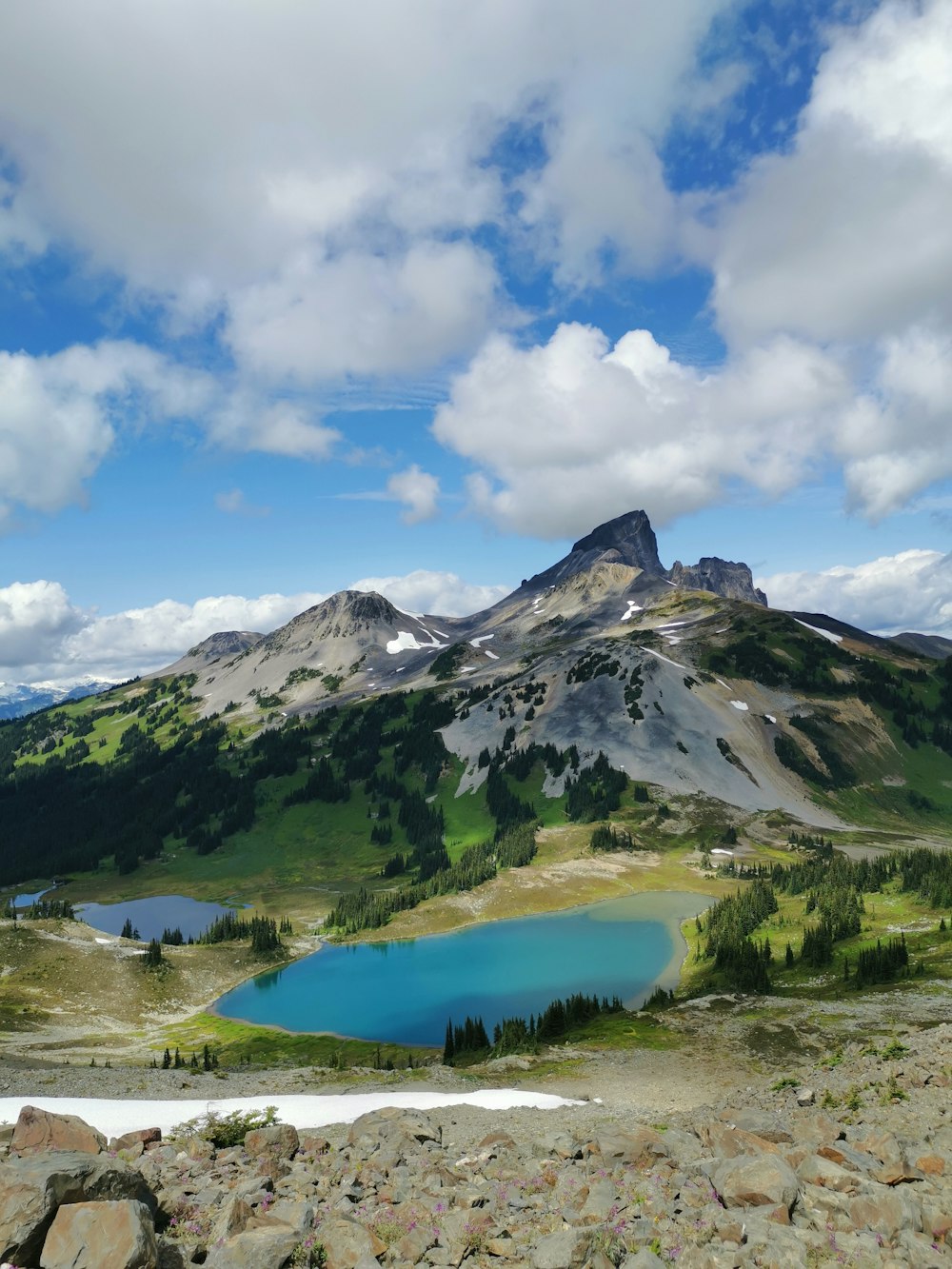 green and white mountain under blue sky during daytime