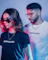 man in black crew neck t-shirt beside woman in white crew neck t-shirt