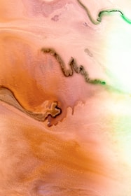 Close-up of textured art print with warm earth tones blending into soft gradients.