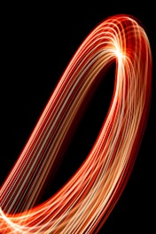 red and white light digital wallpaper